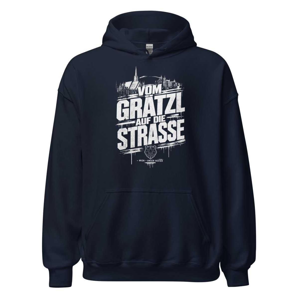 Hoodie "Vom Grätzl auf die Straße" – Urban Streetwear S–5XL | Black Ursus - Streetwear - S–5XL | Black Ursus