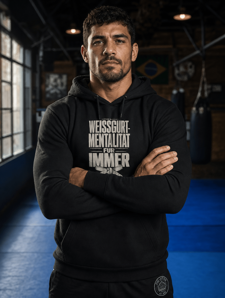 Hoodie "WEISSGURT-MENTALITÄT" – BJJ & Jiu-Jitsu S–5XL | Black Ursus - Streetwear - size_range | Black Ursus