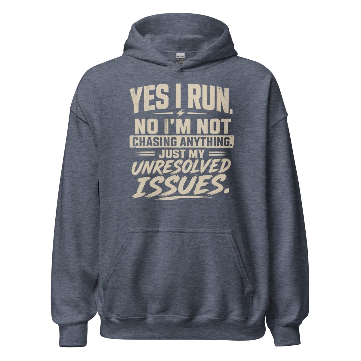 Hoodie "YES I RUN" – Running & Laufen S–5XL | Black Ursus - Streetwear - size_range | Black Ursus