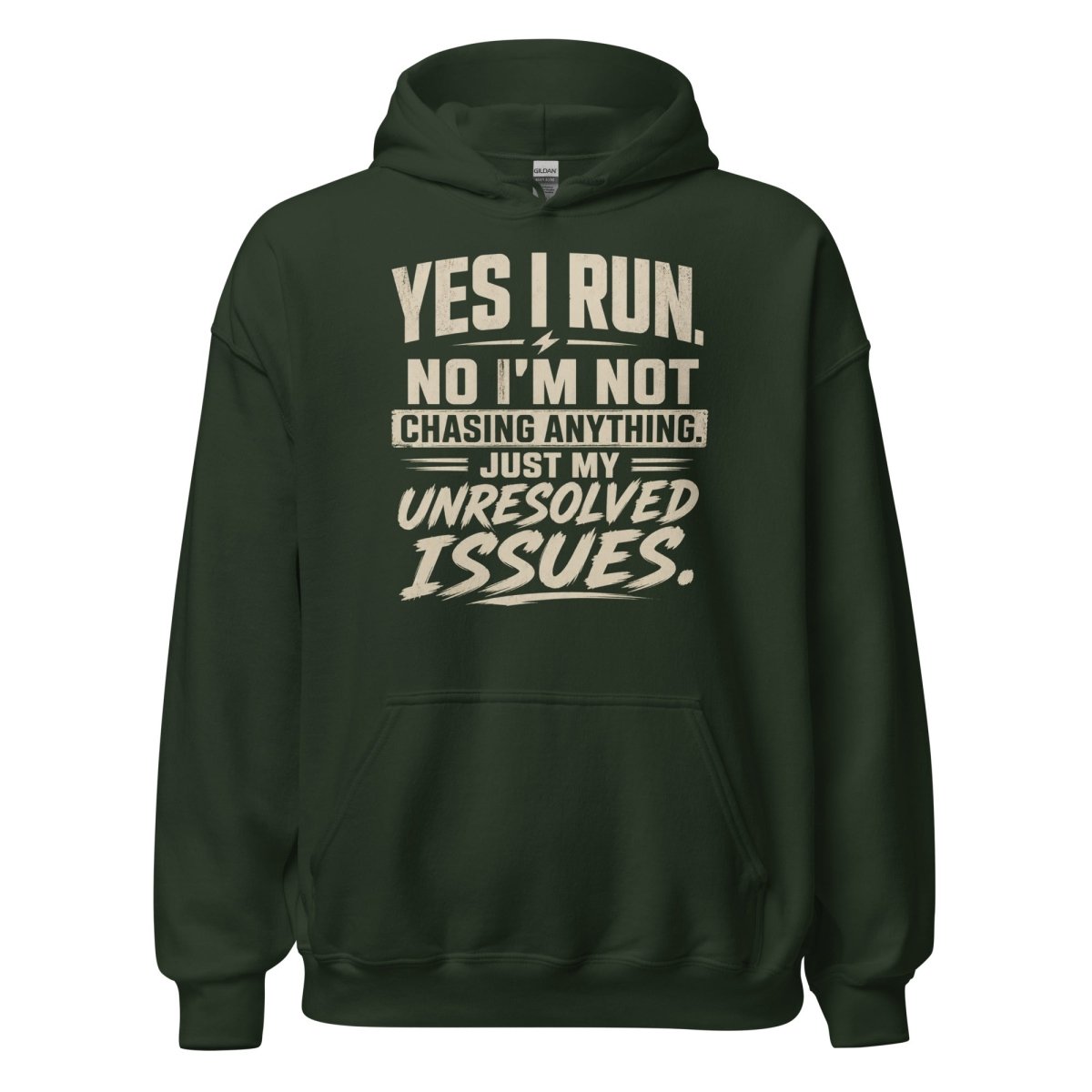 Hoodie "YES I RUN" – Running & Laufen S–5XL | Black Ursus - Streetwear - size_range | Black Ursus