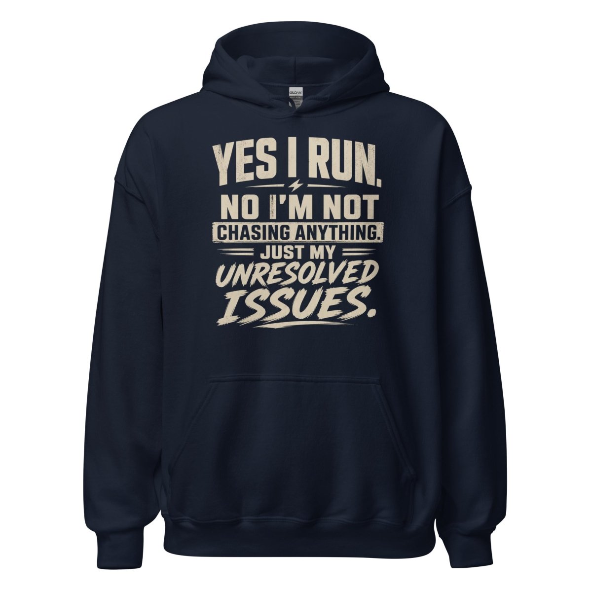 Hoodie "YES I RUN" – Running & Laufen S–5XL | Black Ursus - Streetwear - size_range | Black Ursus