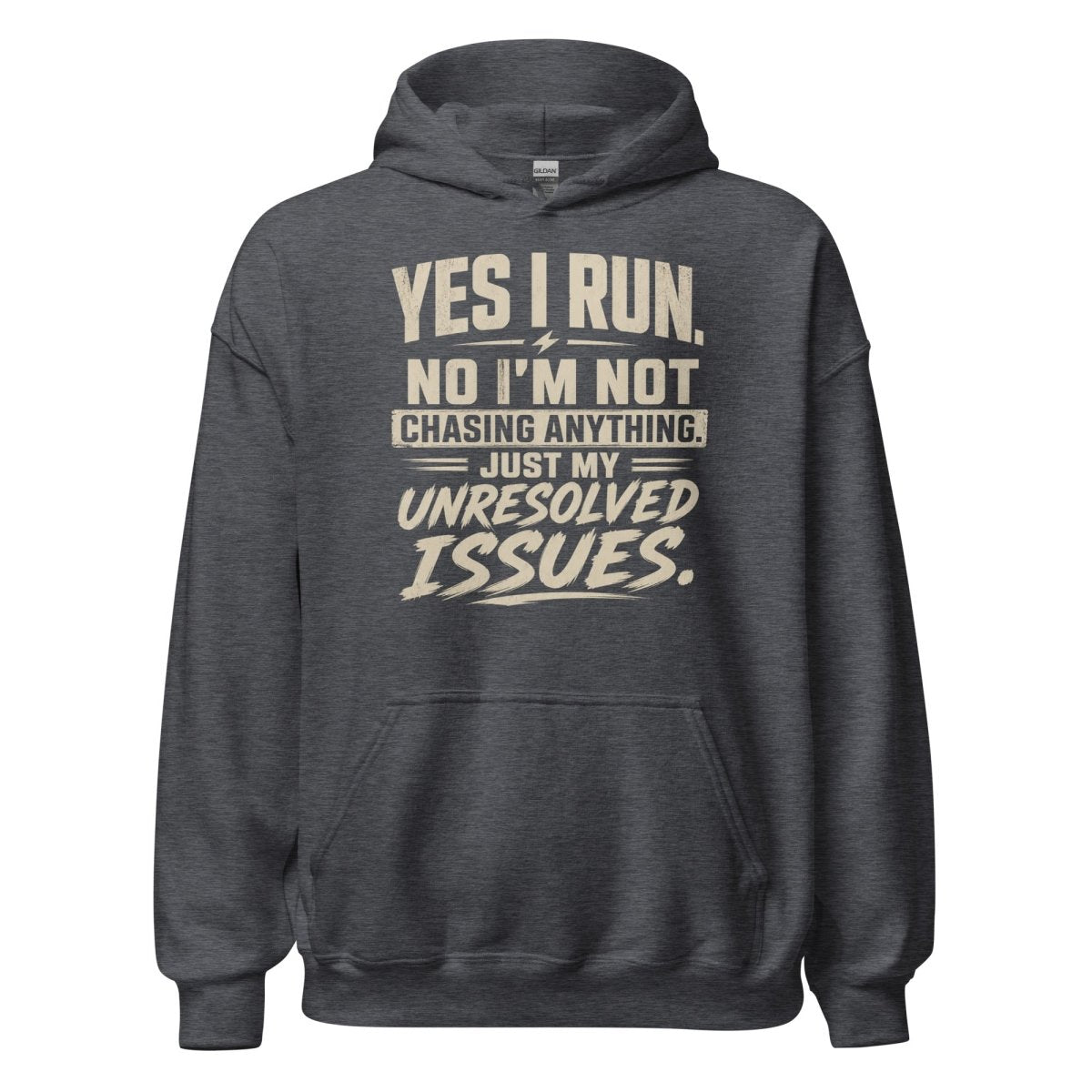 Hoodie "YES I RUN" – Running & Laufen S–5XL | Black Ursus - Streetwear - size_range | Black Ursus