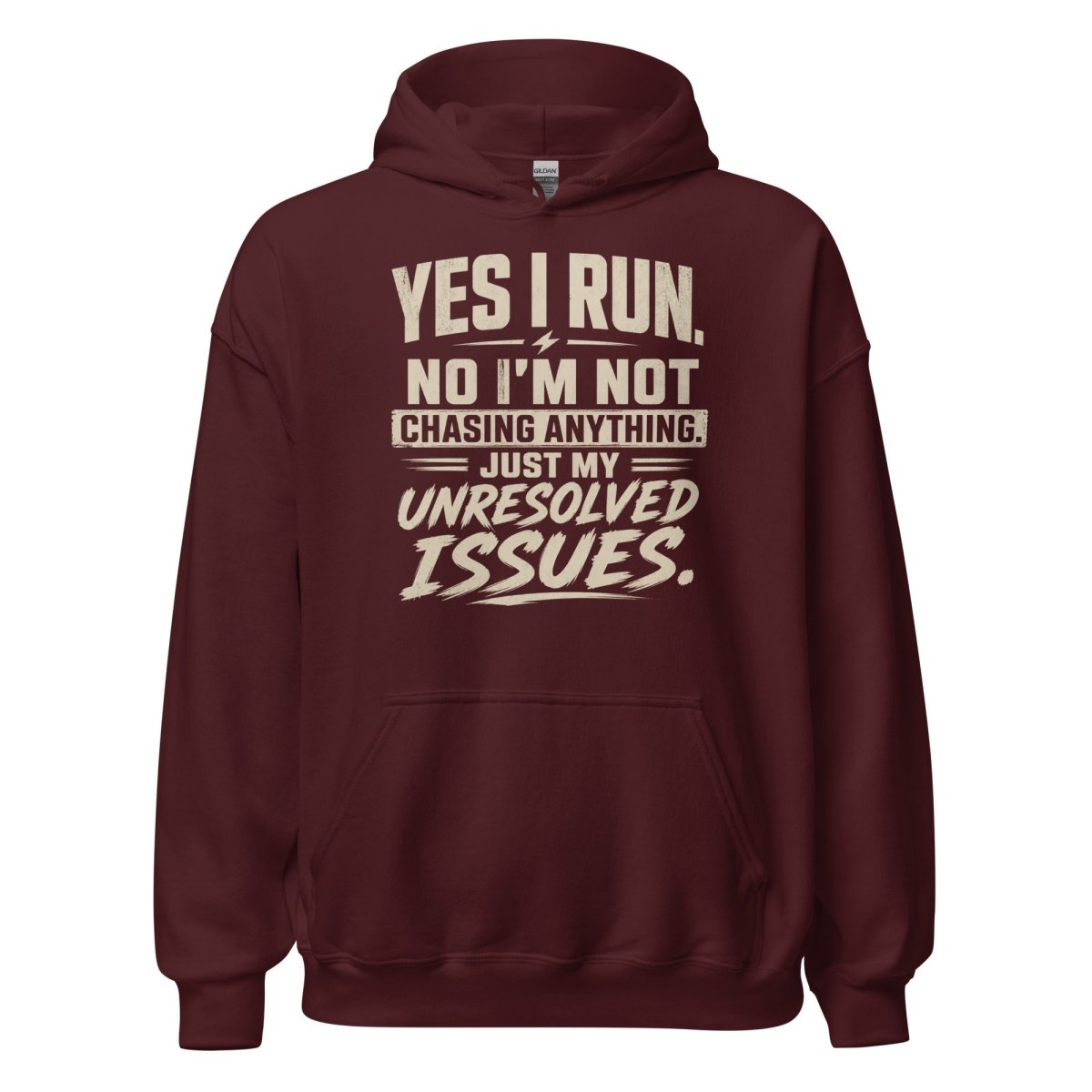 Hoodie "YES I RUN" – Running & Laufen S–5XL | Black Ursus - Streetwear - size_range | Black Ursus