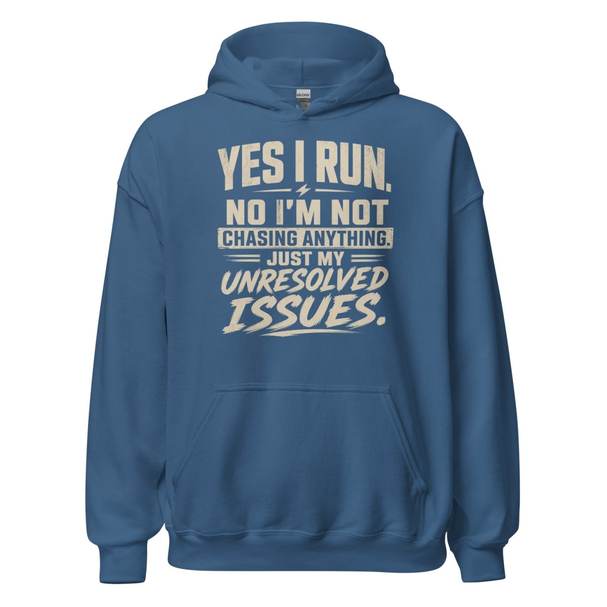 Hoodie "YES I RUN" – Running & Laufen S–5XL | Black Ursus - Streetwear - size_range | Black Ursus