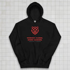 NOBODY CARES. WORK HARDER. Unisex Hoodie - Streetwear - size_range | Black Ursus