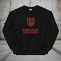 NOBODY CARES. WORK HARDER. Unisex Swearshirt - Streetwear - size_range | Black Ursus