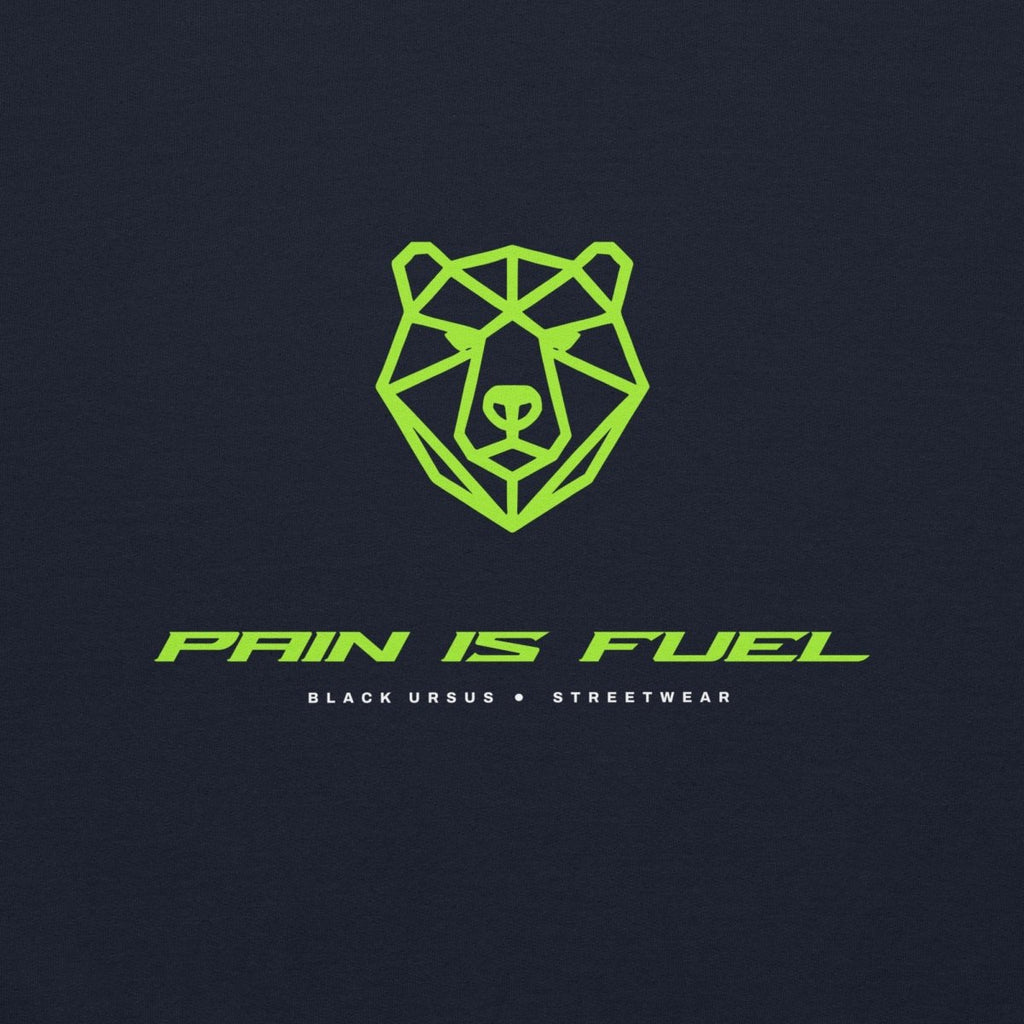 PAIN IS FUEL Unisex Hoodie - Streetwear - size_range | Black Ursus