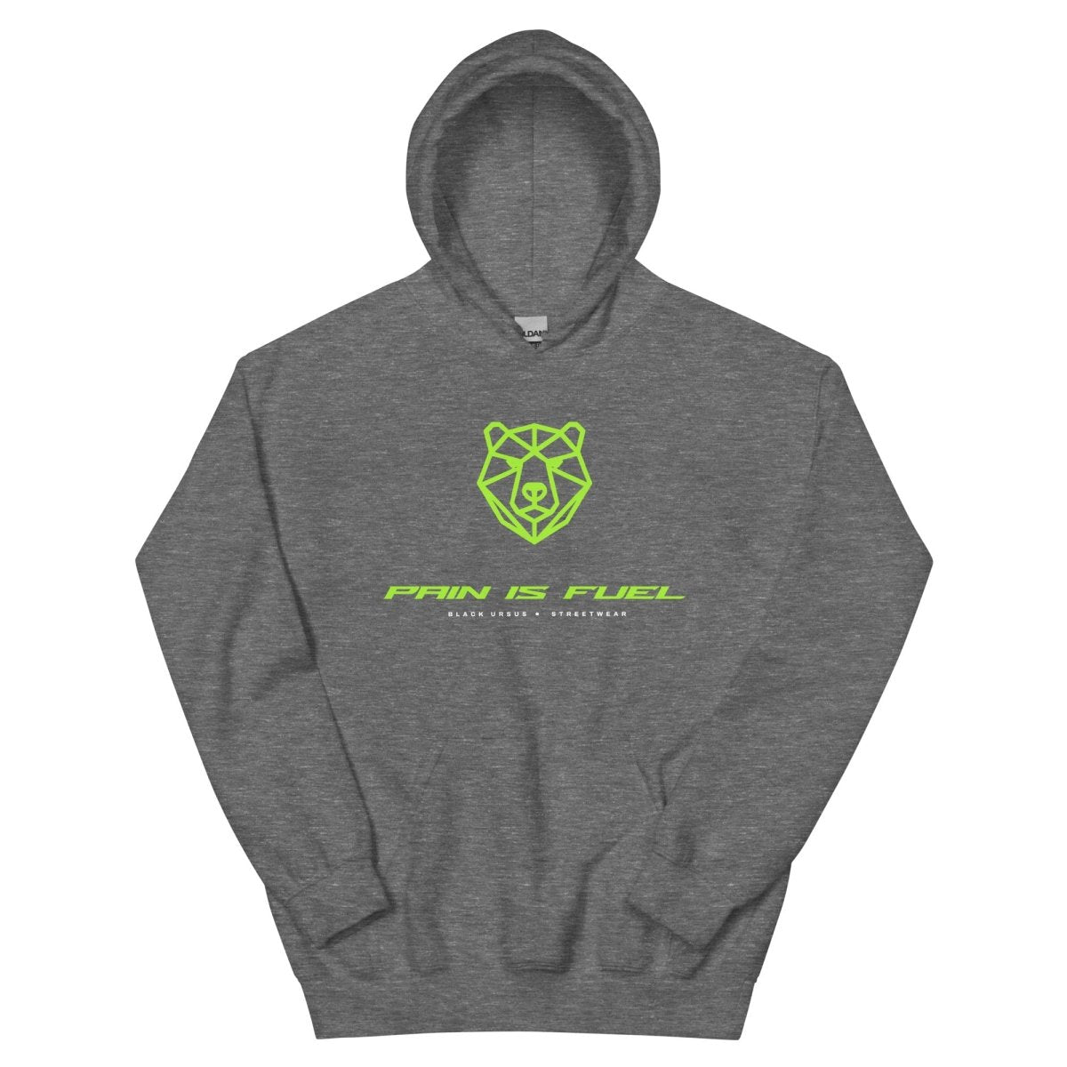 PAIN IS FUEL Unisex Hoodie - Streetwear - size_range | Black Ursus