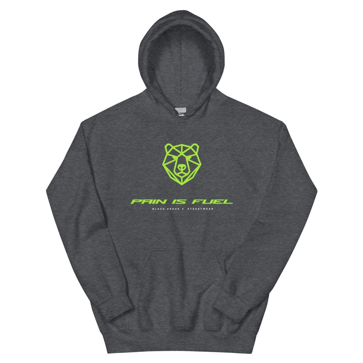 PAIN IS FUEL Unisex Hoodie - Streetwear - size_range | Black Ursus