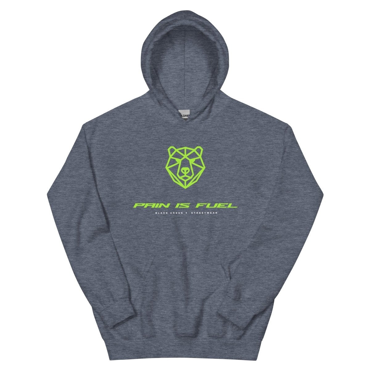 PAIN IS FUEL Unisex Hoodie - Streetwear - size_range | Black Ursus