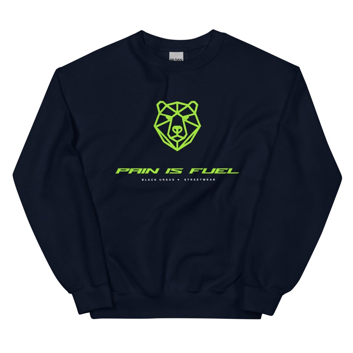 PAIN IS FUEL Unisex Sweatshirt - Black Ursus | Urban Streetwear