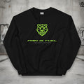 PAIN IS FUEL Unisex Sweatshirt - Streetwear - size_range | Black Ursus