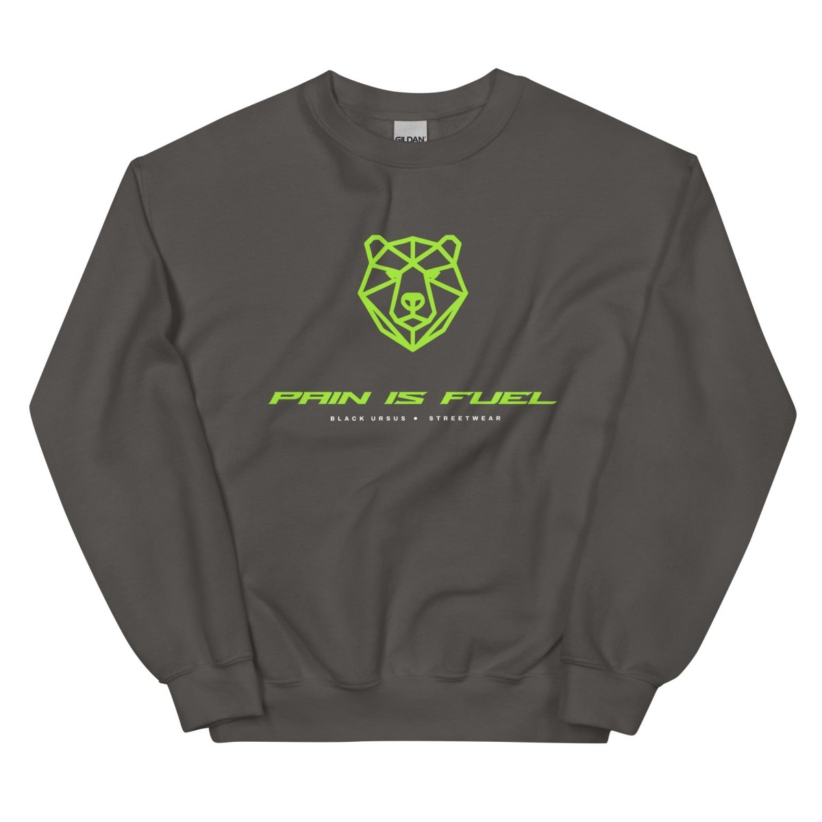 PAIN IS FUEL Unisex Sweatshirt - Black Ursus | Urban Streetwear