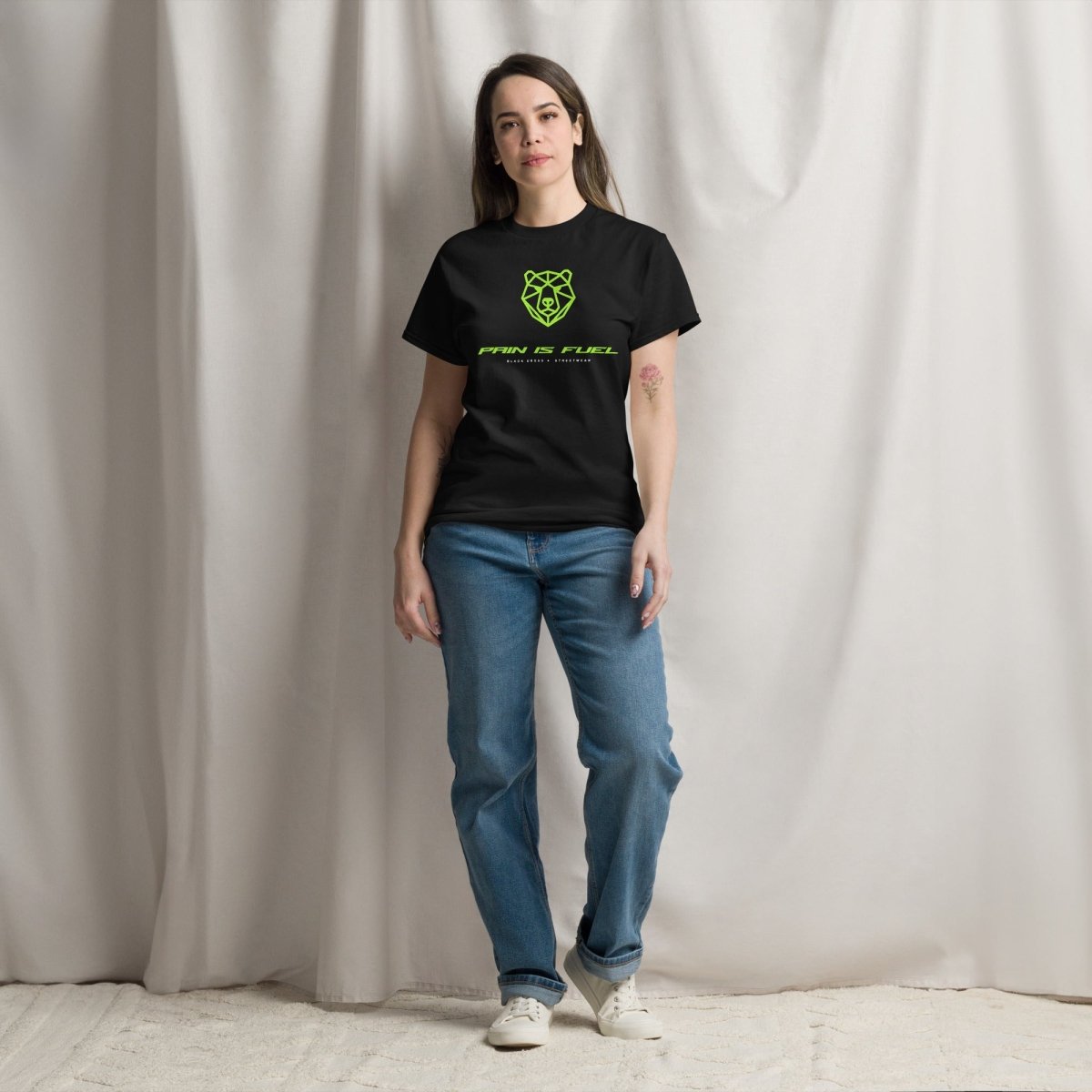 PAIN IS FUEL Unisex T-Shirt - Streetwear - size_range | Black Ursus