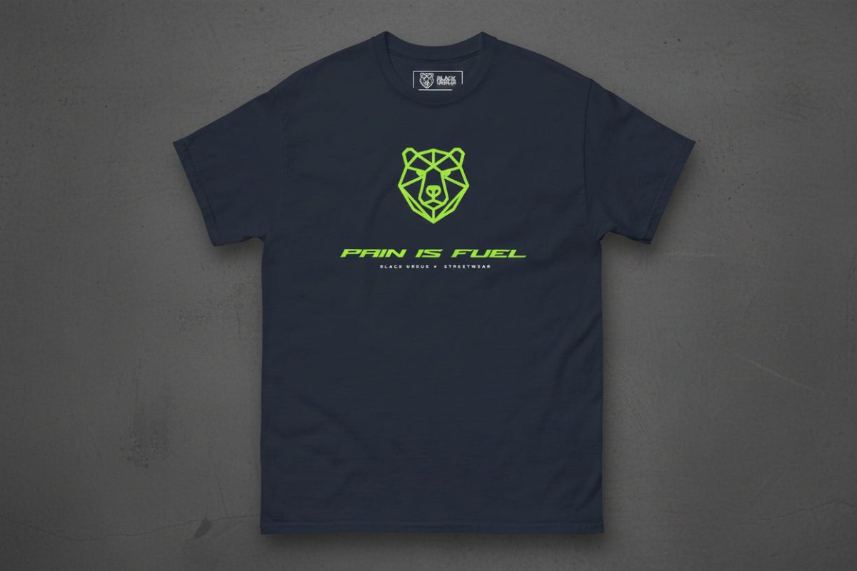 PAIN IS FUEL Unisex T-Shirt - Streetwear - size_range | Black Ursus