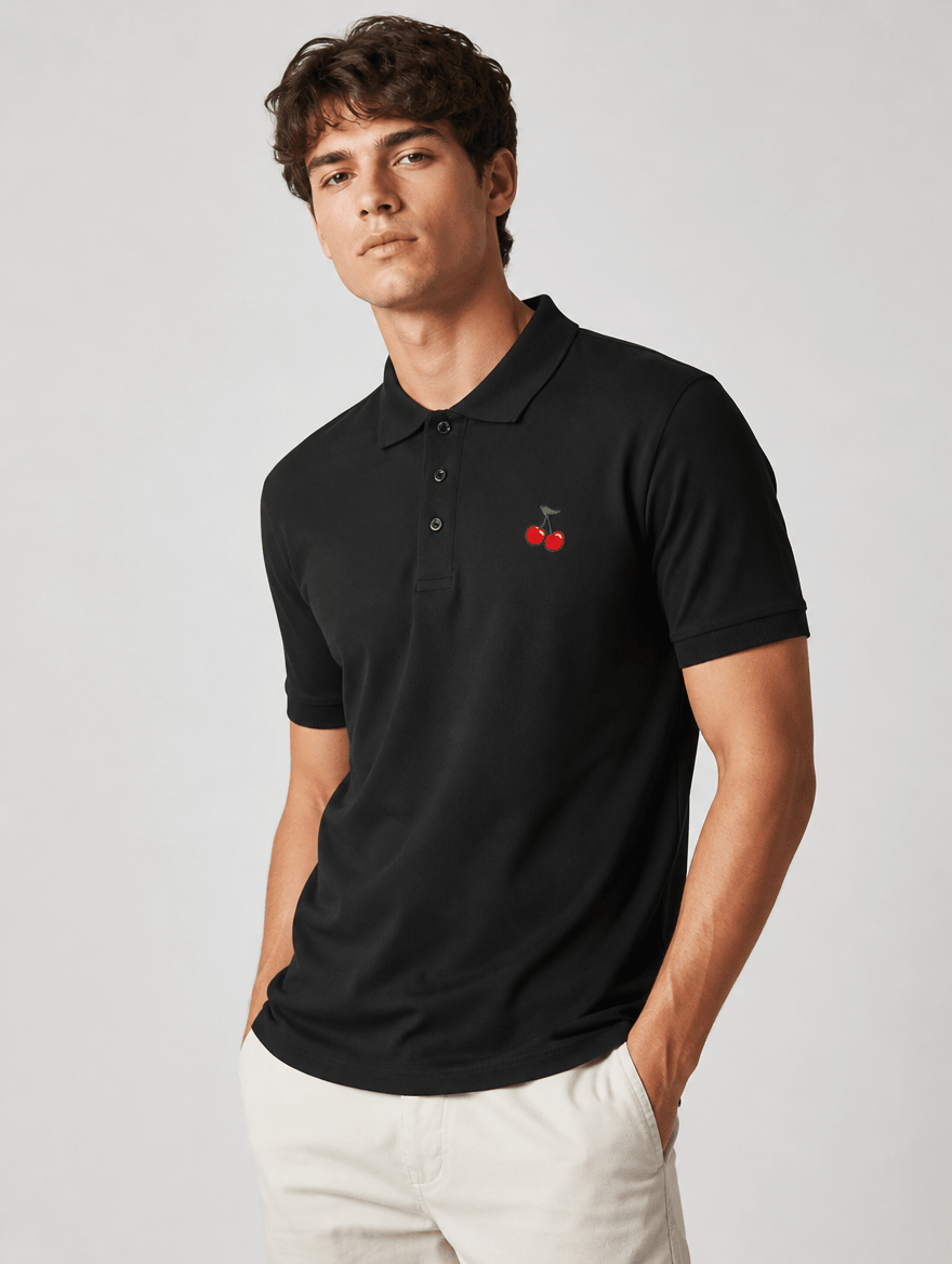 Polo "Cherry" – Urban Streetwear S–5XL | Black Ursus - Streetwear - size_range | Black Ursus