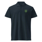 Premium Polo Shirt "Black Ursus" – Piqué, Logo - Stick Grün, S–5XL - Streetwear - size_range | Black Ursus