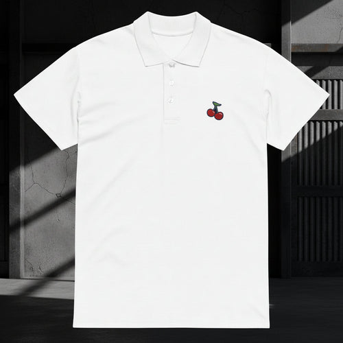 Polo Shirt "Cherry" – Premium Stick, Unisex S–5XL | Black Ursus - Streetwear - size_range | Black Ursus