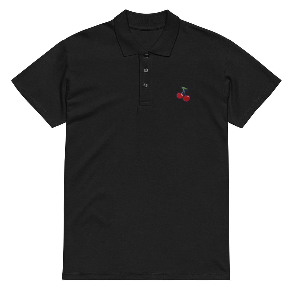 Polo Shirt "Cherry" – Premium Stick, Unisex S–5XL | Black Ursus - Streetwear - size_range | Black Ursus