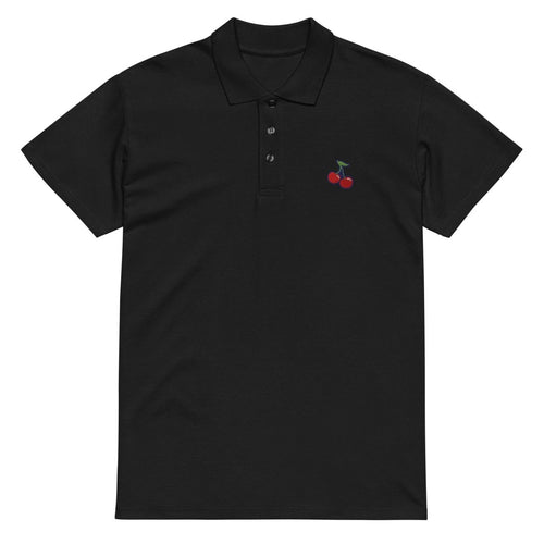 Polo Shirt "Cherry" – Premium Stick, Unisex S–5XL | Black Ursus - Streetwear - size_range | Black Ursus