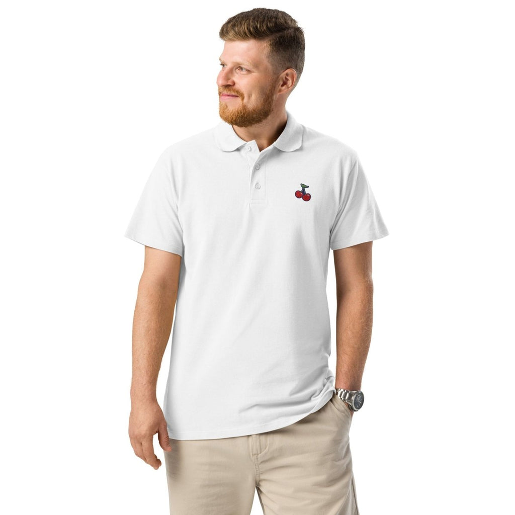 Polo Shirt "Cherry" – Premium Stick, Unisex S–5XL | Black Ursus - Streetwear - size_range | Black Ursus