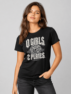 T-Shirt "0 Girls 2 Plates" – Gym & Bodybuilding S–5XL | Black Ursus - Streetwear - size_range | Black Ursus