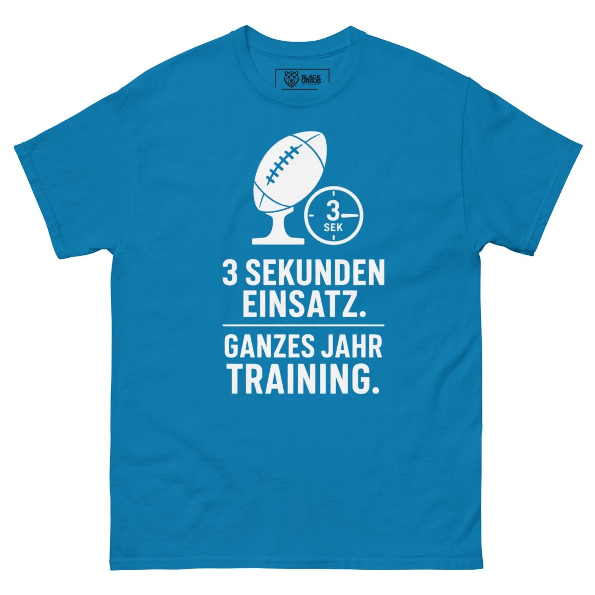 T-Shirt "3 Sek." – Gym & Bodybuilding S–5XL | Black Ursus - Streetwear - size_range | Black Ursus