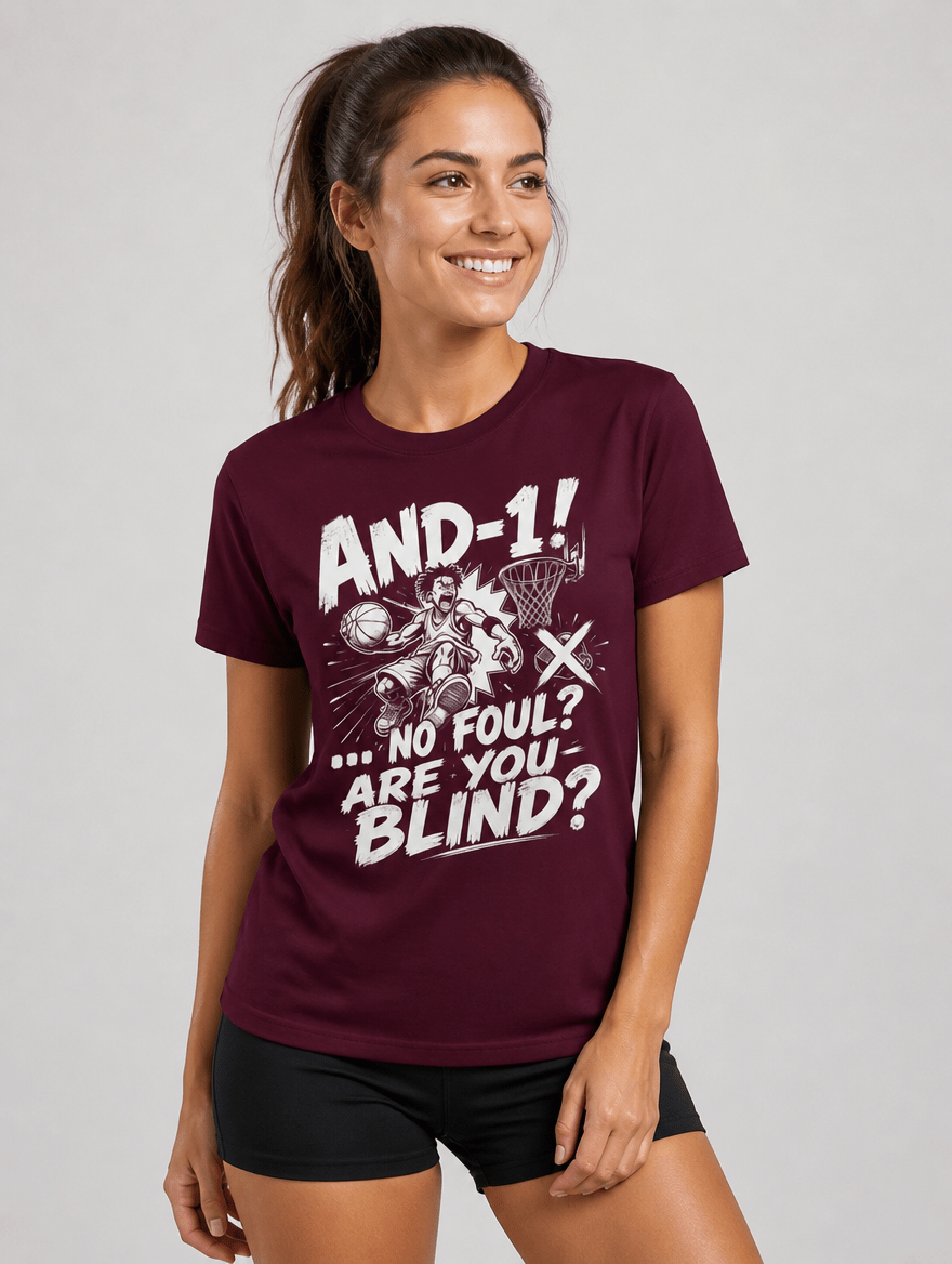 T-Shirt "AND 1" – Basketball Streetwear S–5XL | Black Ursus - Streetwear - size_range | Black Ursus