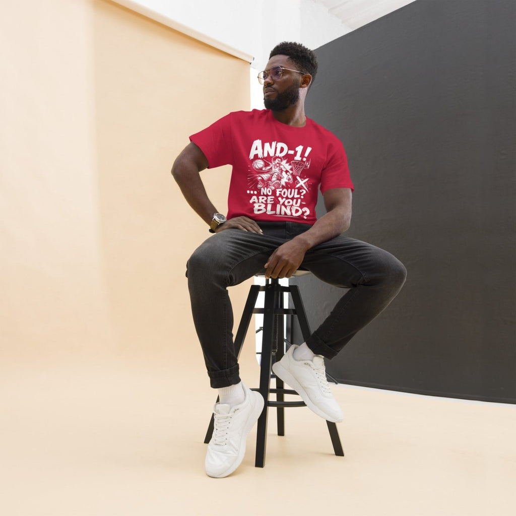 T-Shirt "AND 1" – Basketball Streetwear S–5XL | Black Ursus - Streetwear - size_range | Black Ursus
