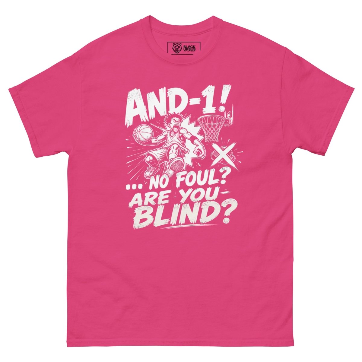 T-Shirt "AND 1" – Basketball Streetwear S–5XL | Black Ursus - Streetwear - size_range | Black Ursus