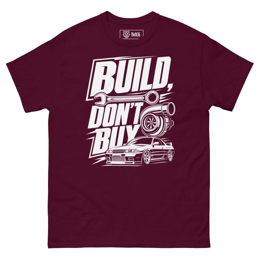 T-Shirt "Build Dont Buy" – Gym & Bodybuilding S–5XL | Black Ursus - Streetwear - size_range | Black Ursus