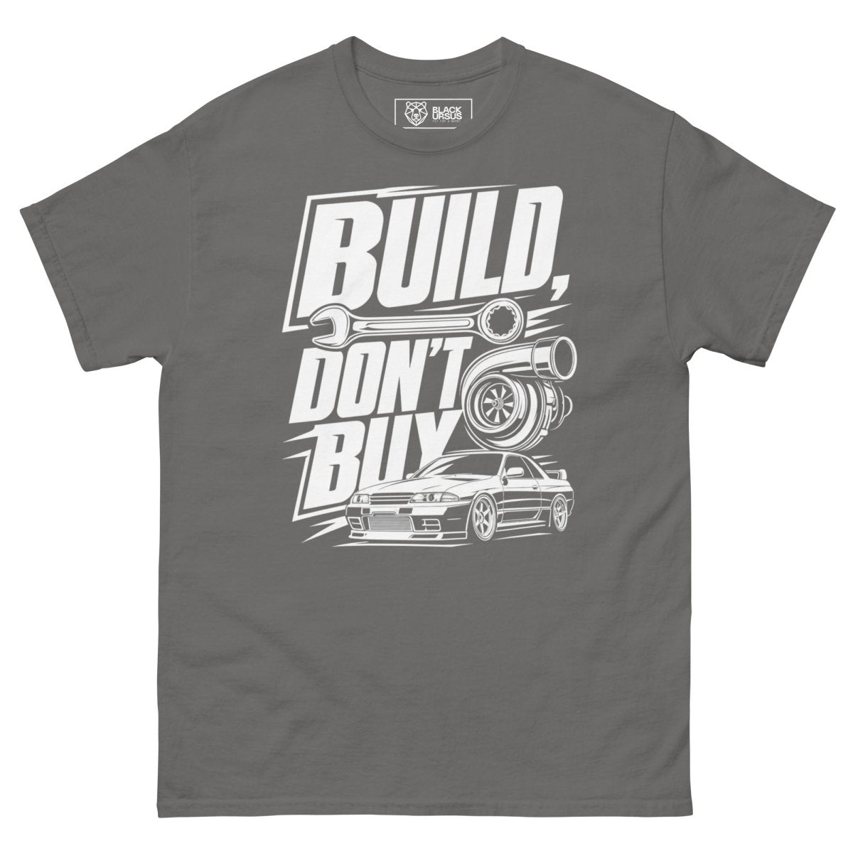 T-Shirt "Build Dont Buy" – Gym & Bodybuilding S–5XL | Black Ursus - Streetwear - size_range | Black Ursus