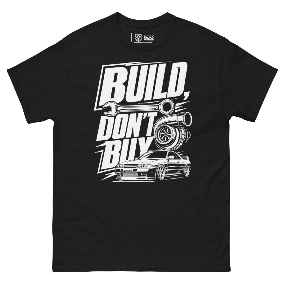 T-Shirt "Build Dont Buy" – Gym & Bodybuilding S–5XL | Black Ursus - Streetwear - size_range | Black Ursus