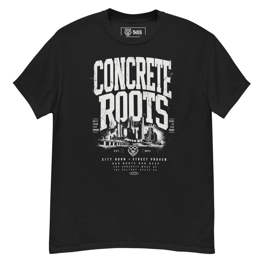 T-Shirt "Concrete Roots" – Urban Streetwear S–5XL | Black Ursus - Streetwear - S–5XL | Black Ursus