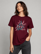 T-Shirt "CYBER FLOWER" – JDM & Japan Streetwear S–5XL | Black Ursus - Streetwear - size_range | Black Ursus