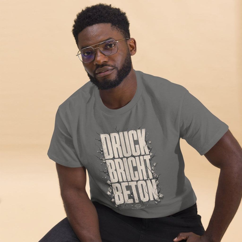 T-Shirt "DRUCK BRICHT BETON" – BJJ & Jiu-Jitsu S–5XL | Black Ursus - Streetwear - size_range | Black Ursus