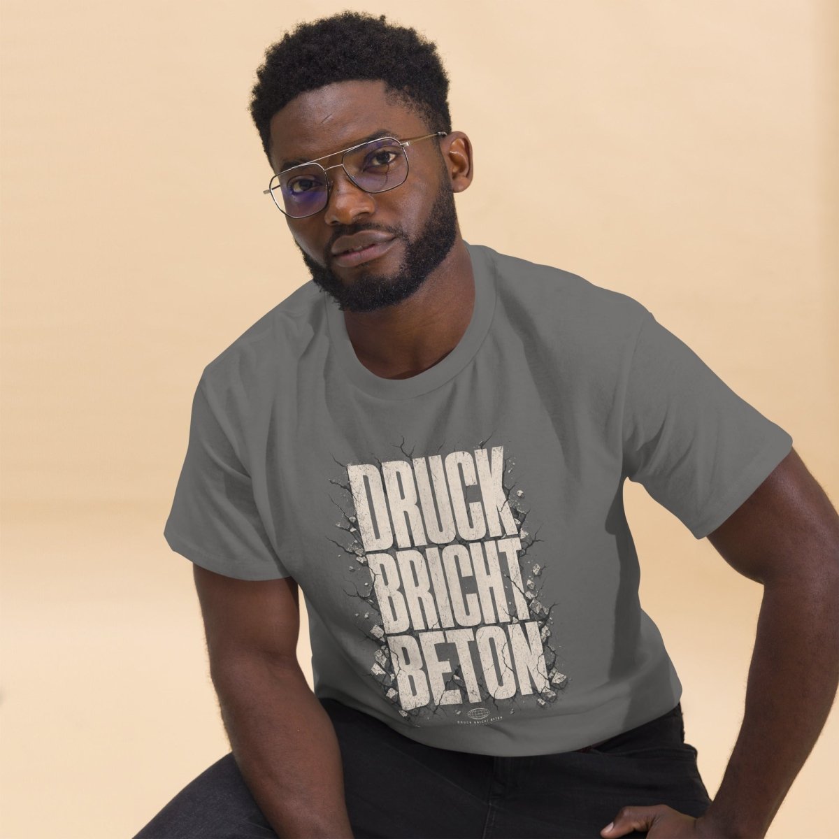 T-Shirt "DRUCK BRICHT BETON" – BJJ & Jiu-Jitsu S–5XL | Black Ursus - Streetwear - size_range | Black Ursus