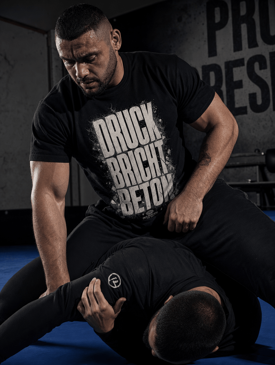 T-Shirt "DRUCK BRICHT BETON" – BJJ & Jiu-Jitsu S–5XL | Black Ursus - Streetwear - size_range | Black Ursus