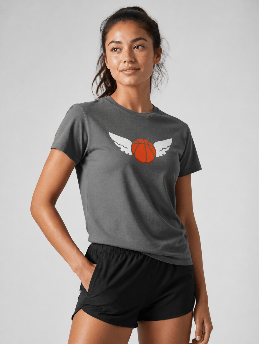 T-Shirt "Flying Basketball" – Basketball Streetwear S–5XL | Black Ursus - Streetwear - size_range | Black Ursus