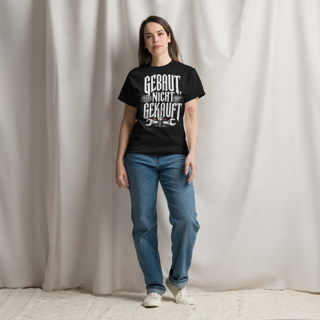 T-Shirt "Gebaut, Nicht Gekauft" – JDM & Japan Streetwear S–5XL | Black Ursus - Streetwear - size_range | Black Ursus