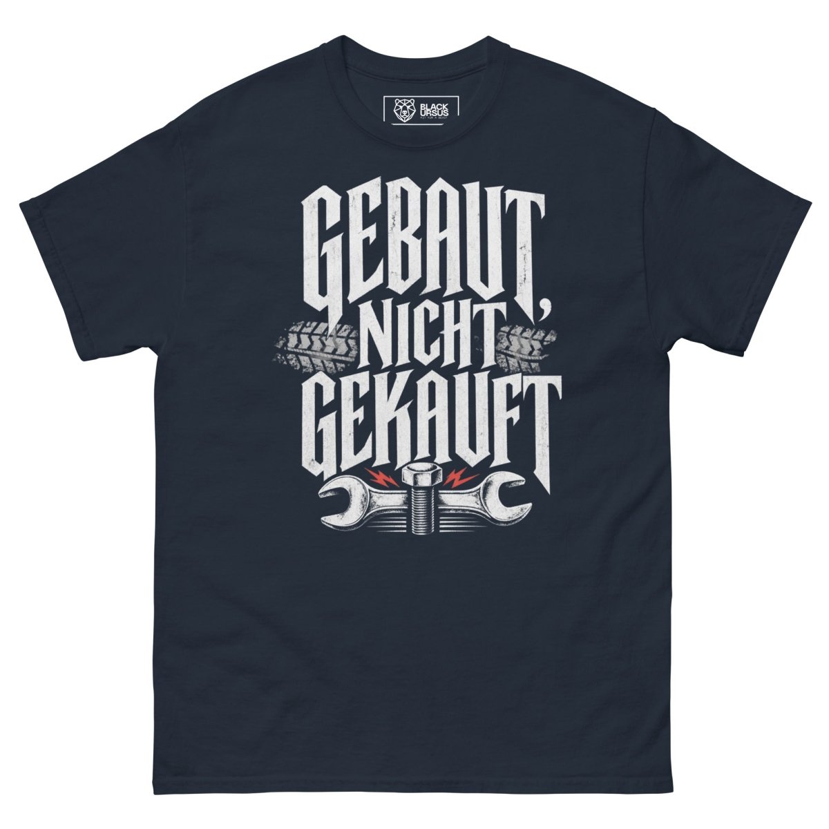 T-Shirt "Gebaut, Nicht Gekauft" – JDM & Japan Streetwear S–5XL | Black Ursus - Streetwear - size_range | Black Ursus
