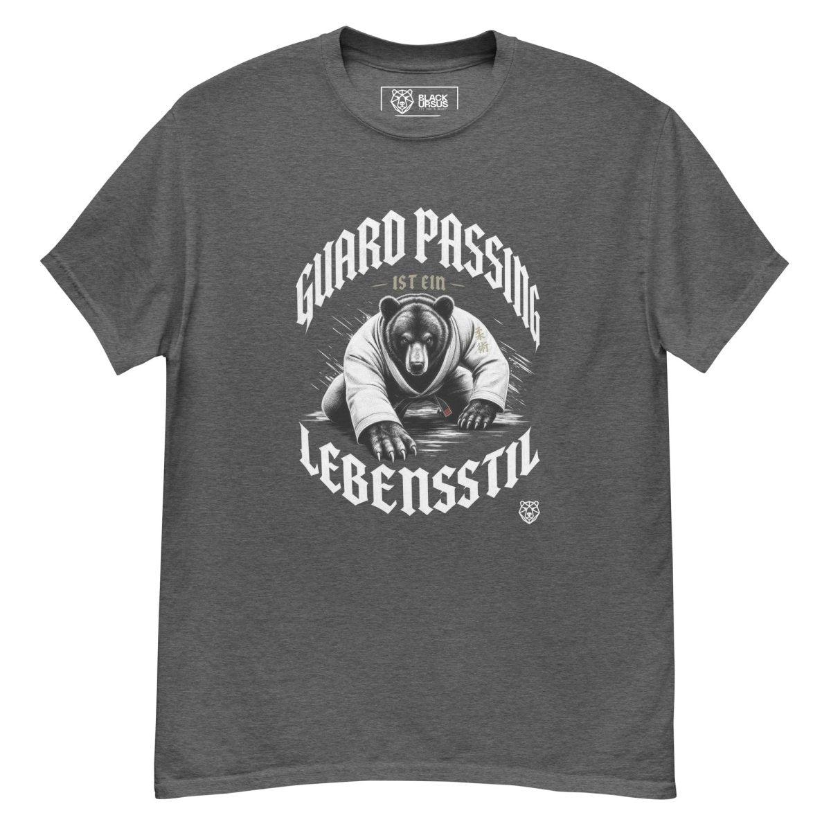 T-Shirt "Guard Passing Ist Ein Lebensstil" – BJJ & Jiu-Jitsu S–5XL | Black Ursus - Streetwear - S–5XL | Black Ursus