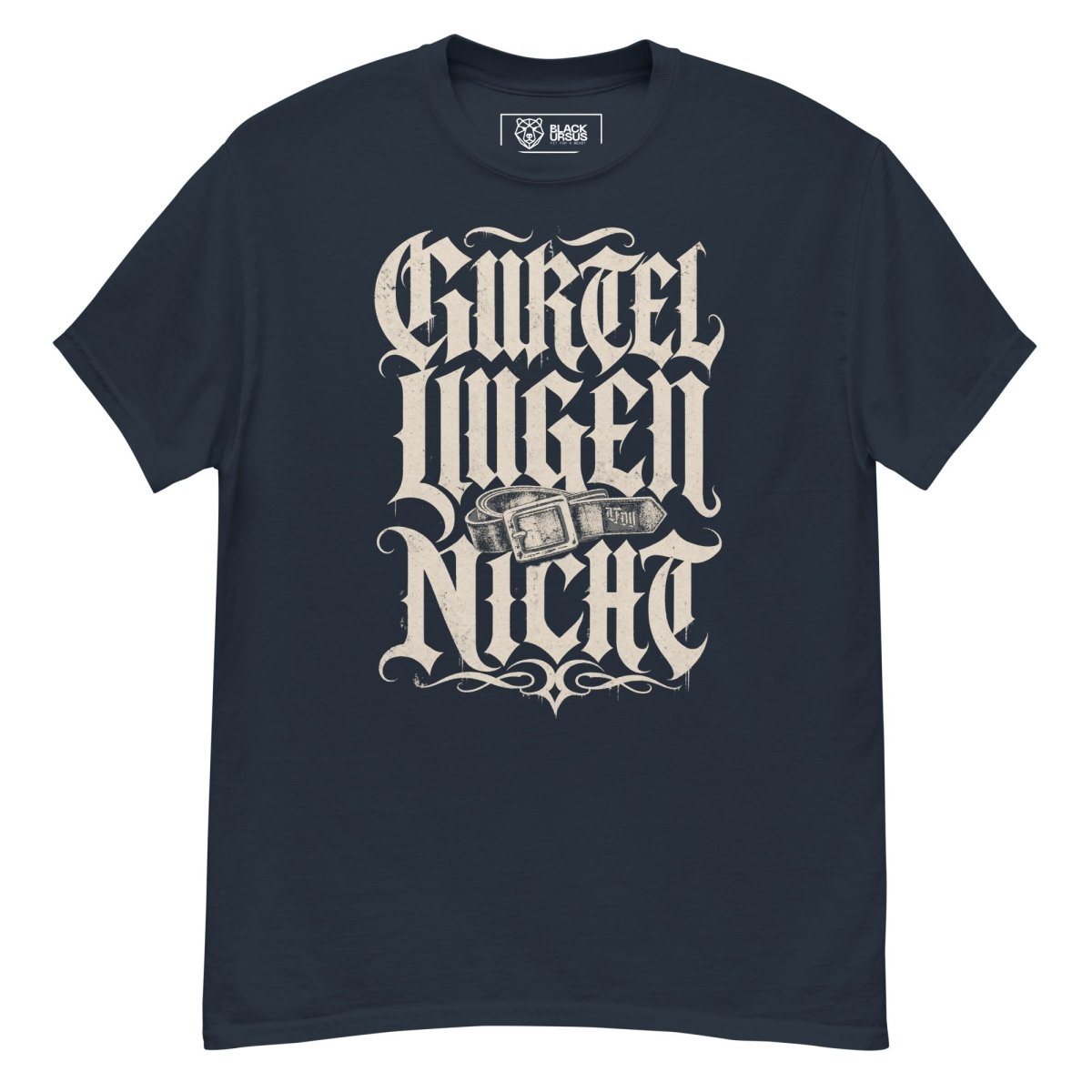 T-Shirt "GÜRTEL LÜGEN NICHT" – BJJ & Jiu-Jitsu S–5XL | Black Ursus - Streetwear - size_range | Black Ursus