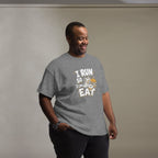T-Shirt "I RUN" – Running & Laufen S–5XL | Black Ursus - Streetwear - size_range | Black Ursus
