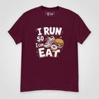 T-Shirt "I RUN" – Running & Laufen S–5XL | Black Ursus - Streetwear - size_range | Black Ursus