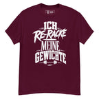 T-Shirt "Ich Re-Racke Meine Gewichte" – Gym & Bodybuilding S–5XL | Black Ursus - Streetwear - size_range | Black Ursus