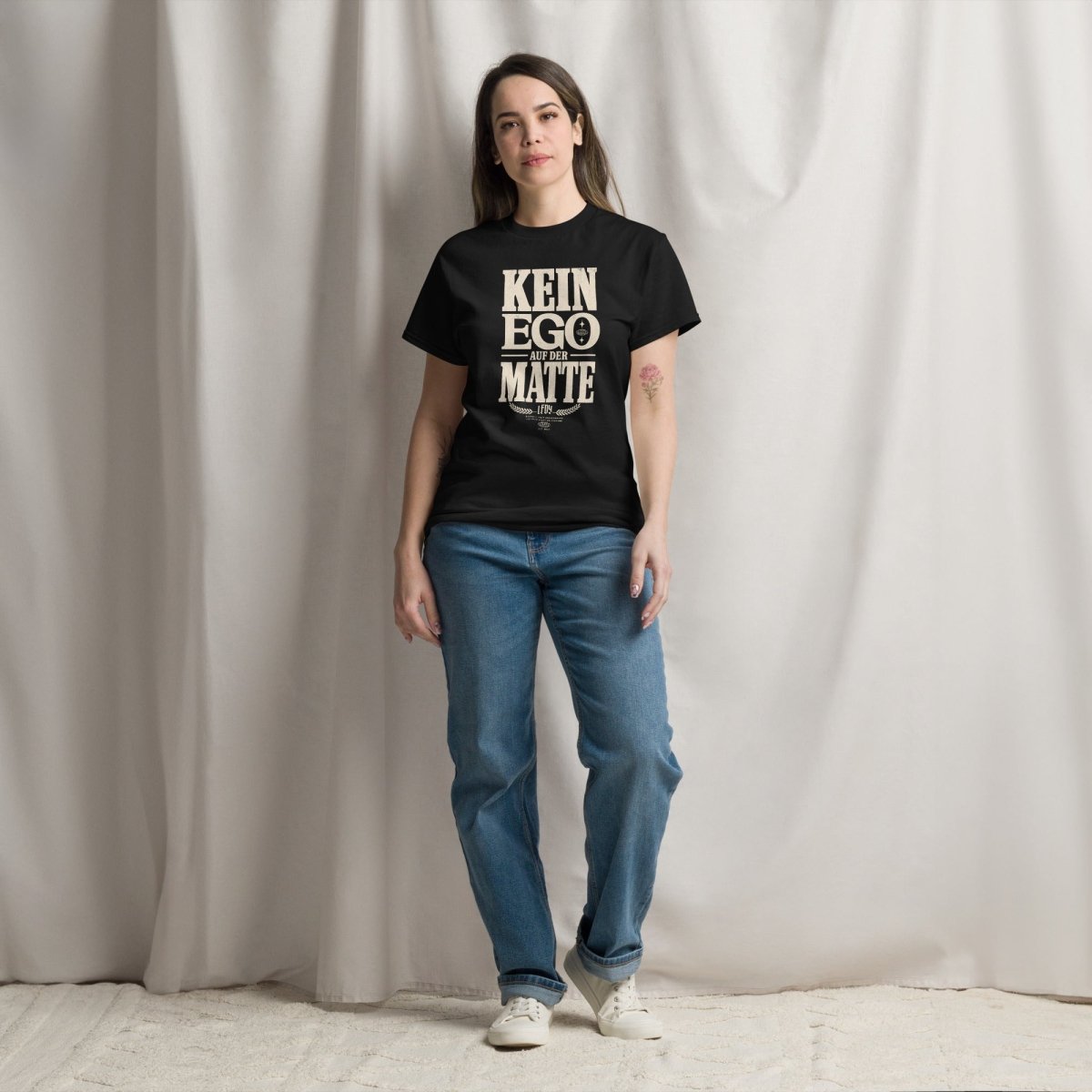 T-Shirt "KEIN EGO AUF DER MATTE" – BJJ & Jiu-Jitsu S–5XL | Black Ursus - Streetwear - size_range | Black Ursus