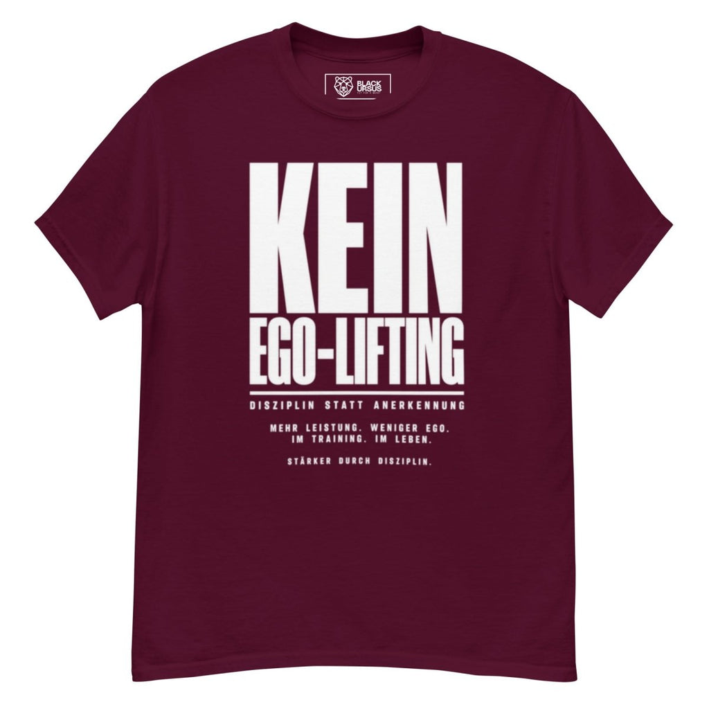 T-Shirt "Kein Ego-Lifting" – Gym & Bodybuilding S–5XL | Black Ursus - Streetwear - size_range | Black Ursus
