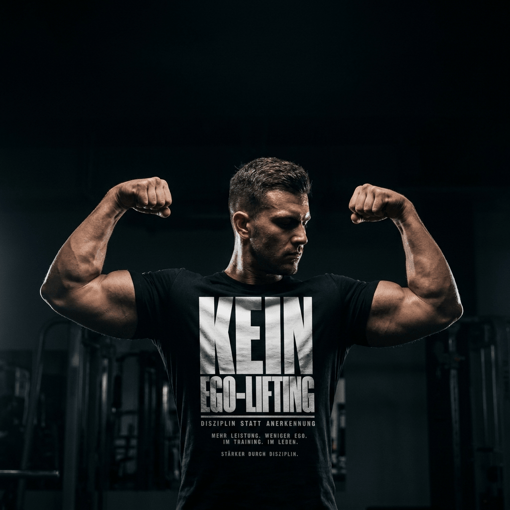 T-Shirt "Kein Ego-Lifting" – Gym & Bodybuilding S–5XL | Black Ursus - Streetwear - size_range | Black Ursus