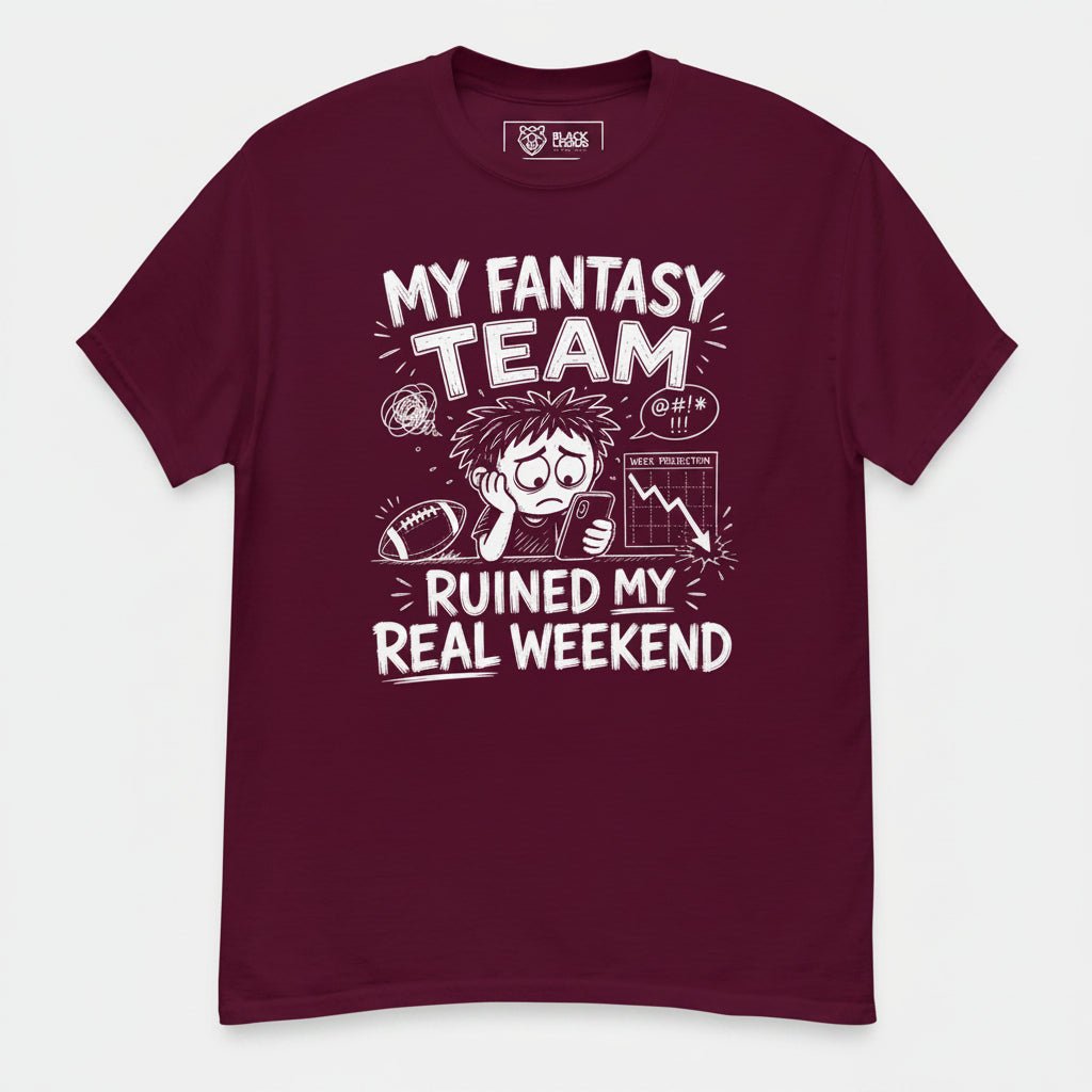 T-Shirt "MY FANTASY" – Football Streetwear S–5XL | Black Ursus - Streetwear - size_range | Black Ursus